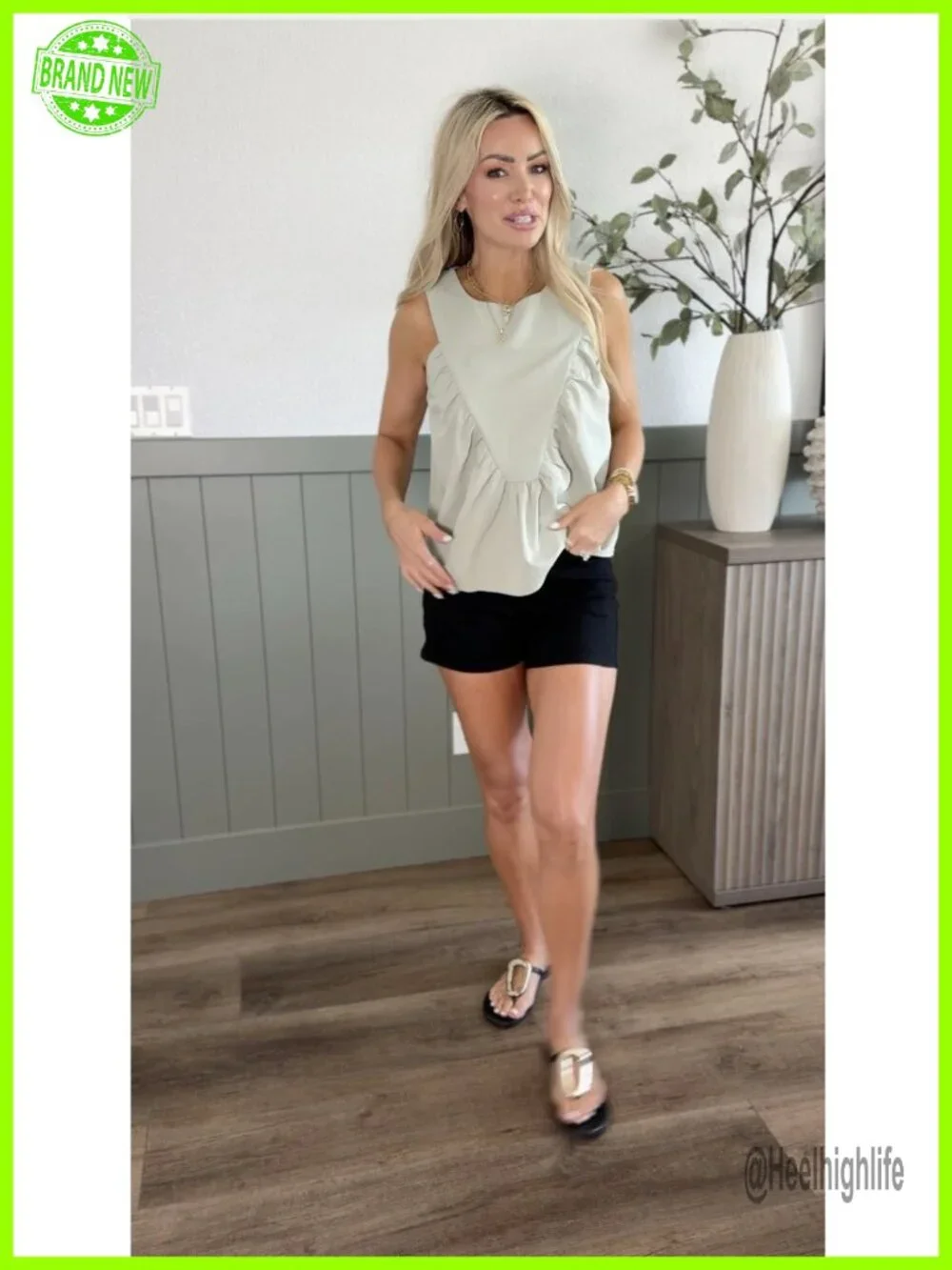 Stretchy Denim Cut Off Jean Shorts High Rise Ripped Frayed Summer Hot Shorts